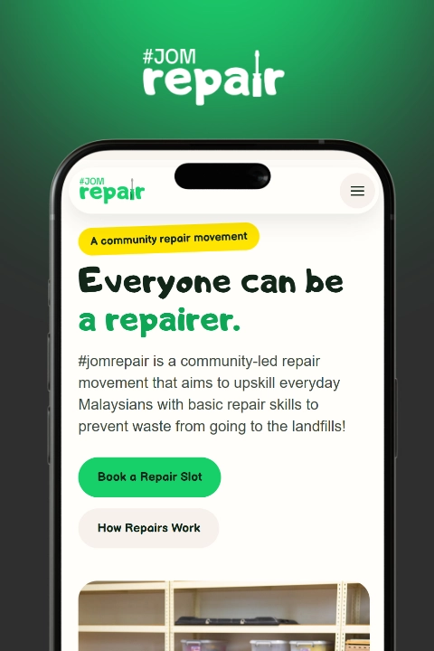 #JomRepair — community repair movement platform (opens in a new tab)