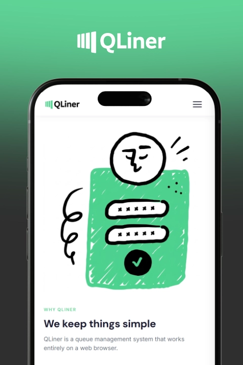 QLiner — queue management web app (opens in a new tab)